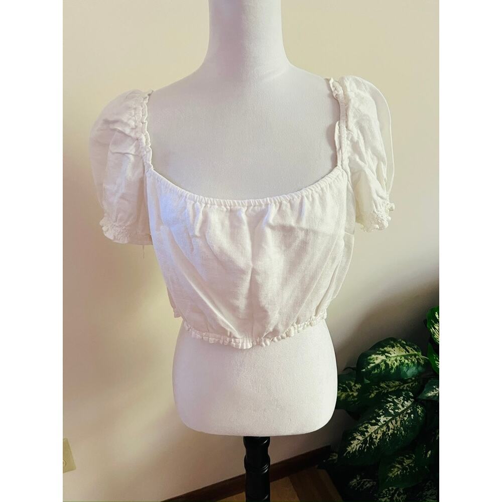 Abercrombie & Fitch White Blouse